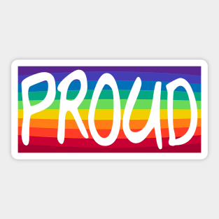 Gay and Proud Sticker